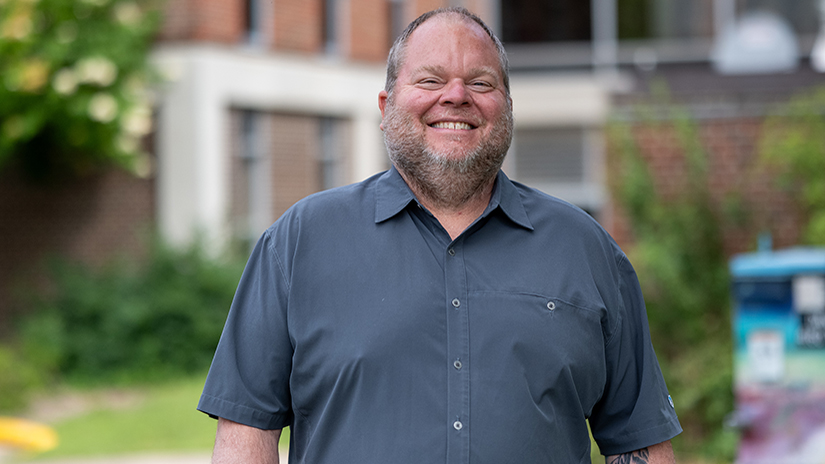 Photo of Chris Holtkamp, associate professor of community and environmental planning at UW-River Falls, who received a Fulbright U.S. Scholar Award. Beginning in January, he’ll spend five months in Reykjavik, Iceland developing a graduate course at Agricultural University. UWRF photo.