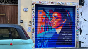 Photo: Allison Seanor's mural "To Travel is to Understand" was created as part of Florence, Italy’s annual Palazzuolo Strada Aperta festival. / Allison Seanor