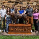 Photo of new UW-Stevens Point landmark