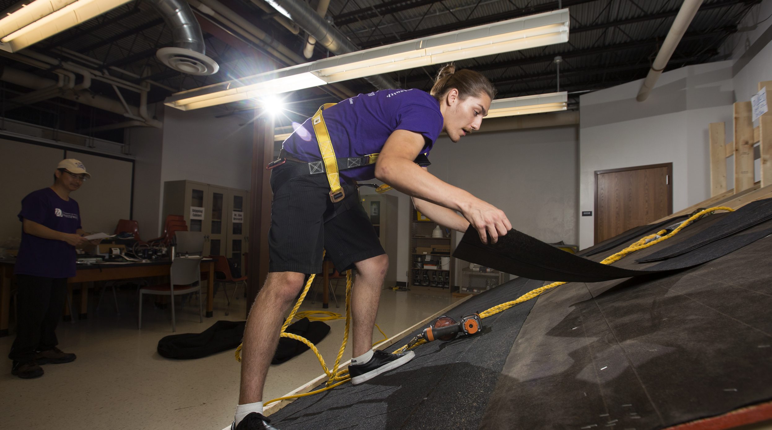 Roof built underground at UW-Whitewater puts safety to the test