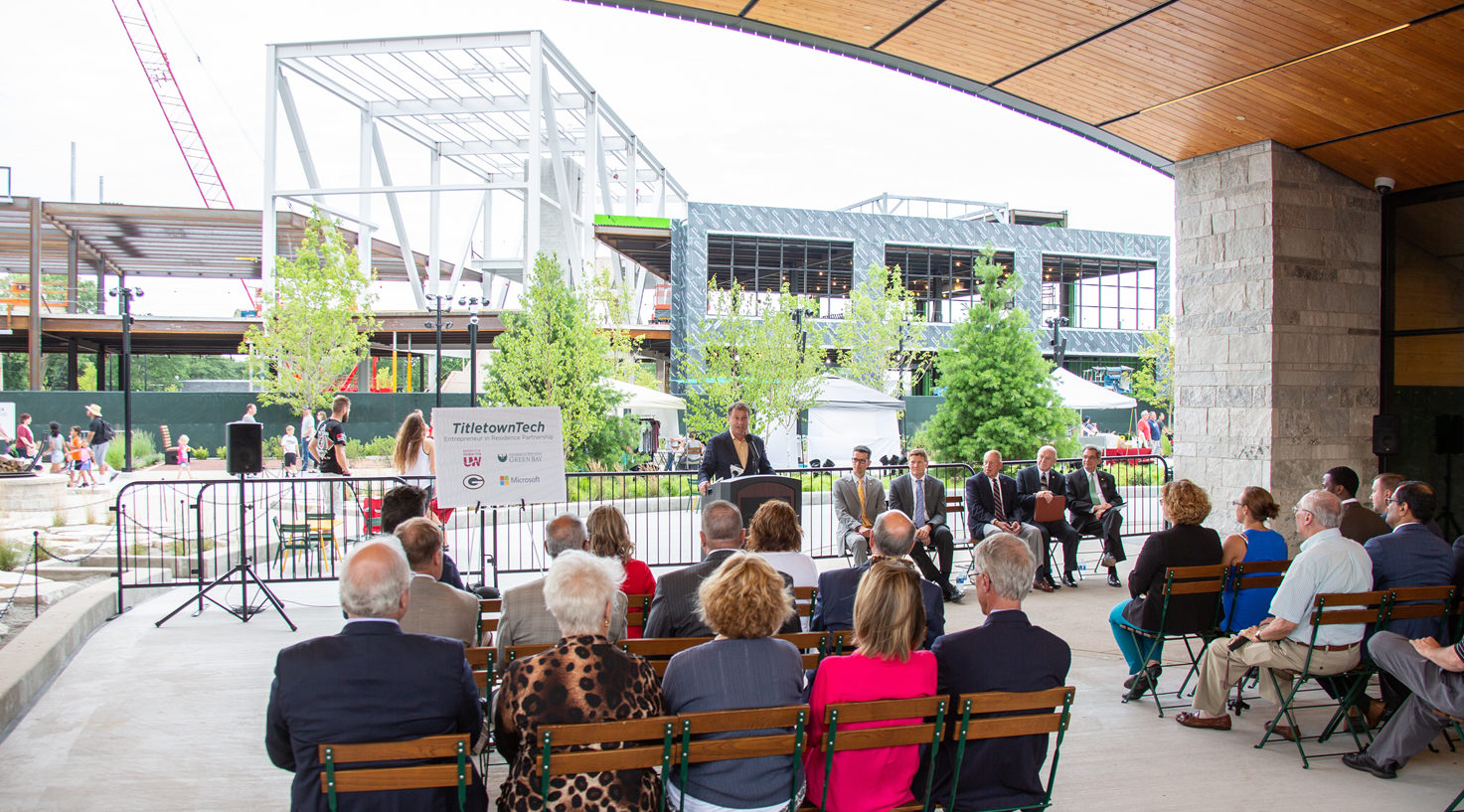UW-Green Bay, UW System Team Up with Green Bay Packers and Microsoft on TitletownTech