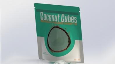 UW-Stout students’ alternative design for cube packaging of coconut oil wins national award