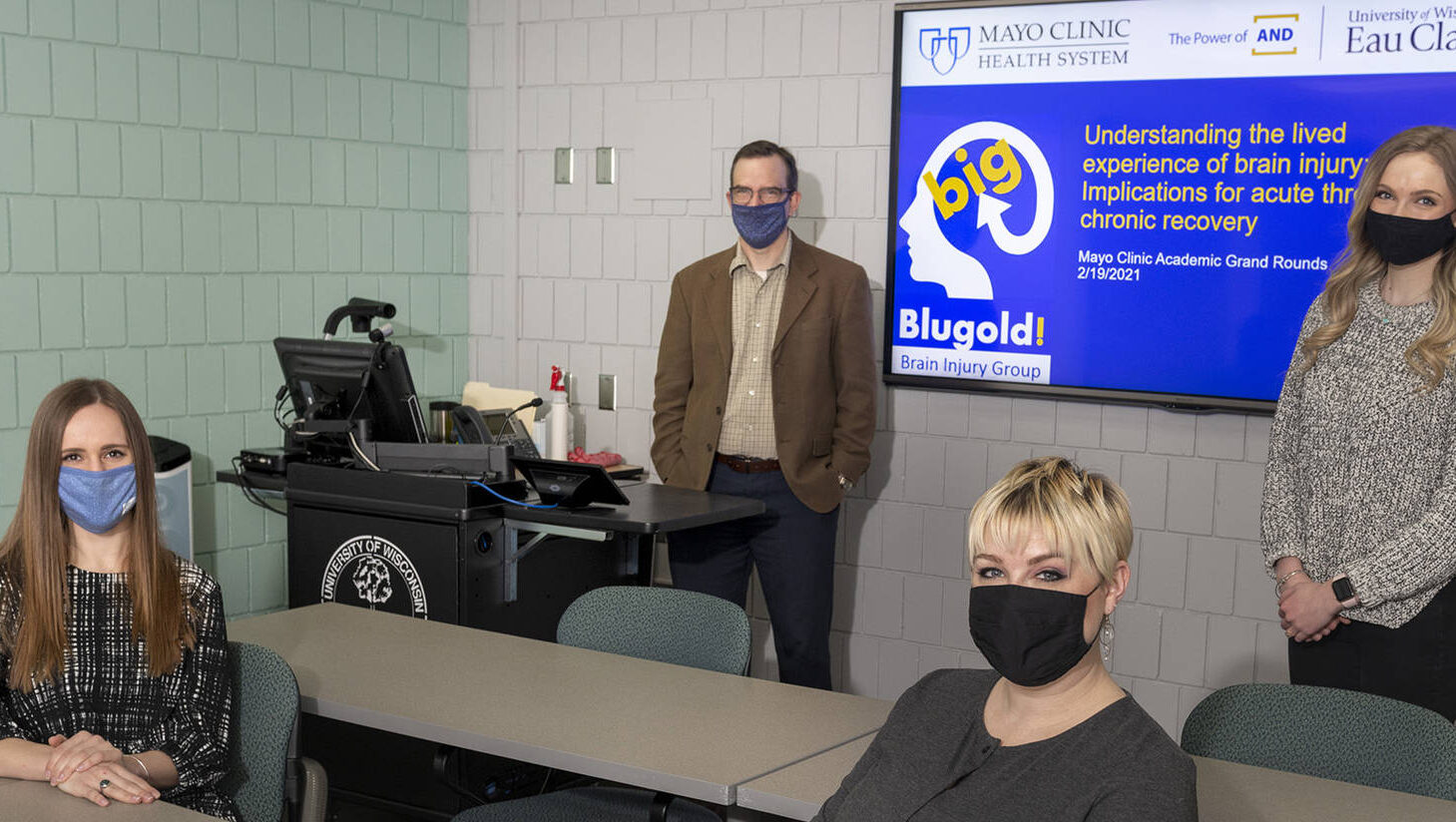 UW-Eau Claire students help Blugold Brain Injury Group members tell their stories to health care providers