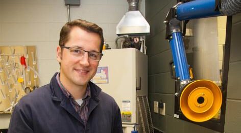 UW-Stout science alum created first new blue in 240 years