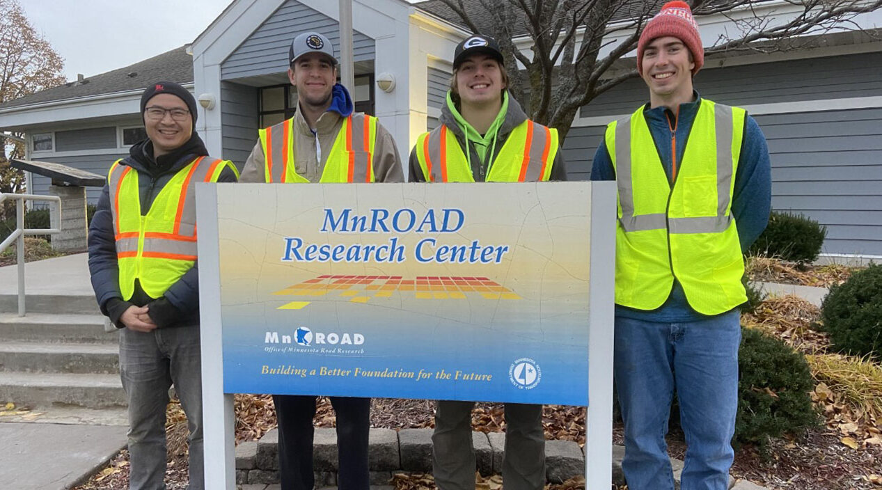 UW-Platteville students conduct research at largest pavement research facility
