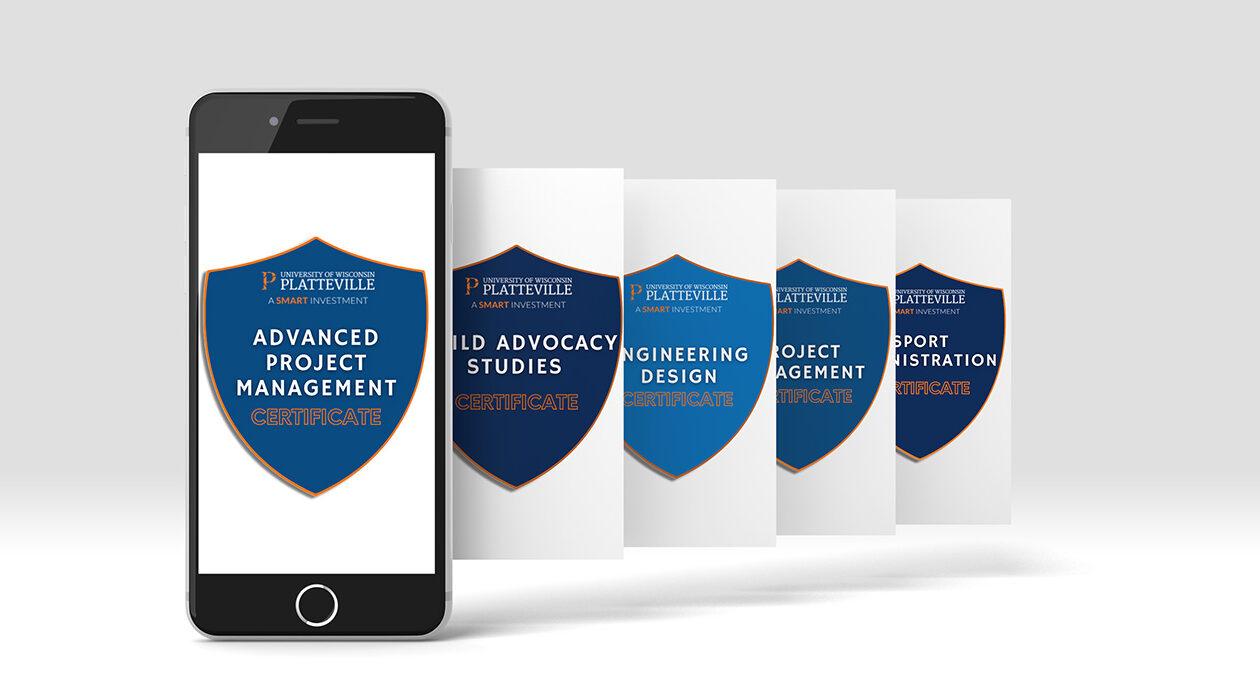 UW-Platteville graduate certificate programs offer digital badges to highlight professional skills