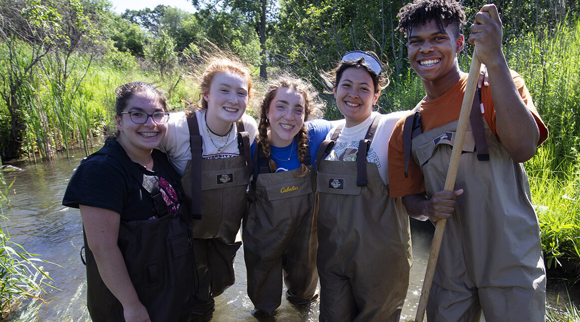 High schoolers explore research and careers at Freshwater Camp at UW-Parkside and UW-Whitewater