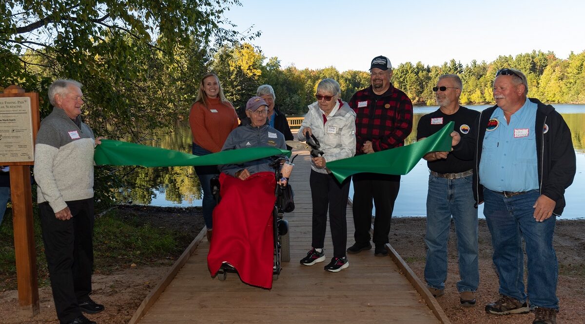 New pier, trail surface help make UWSP Schmeeckle Reserve more accessible