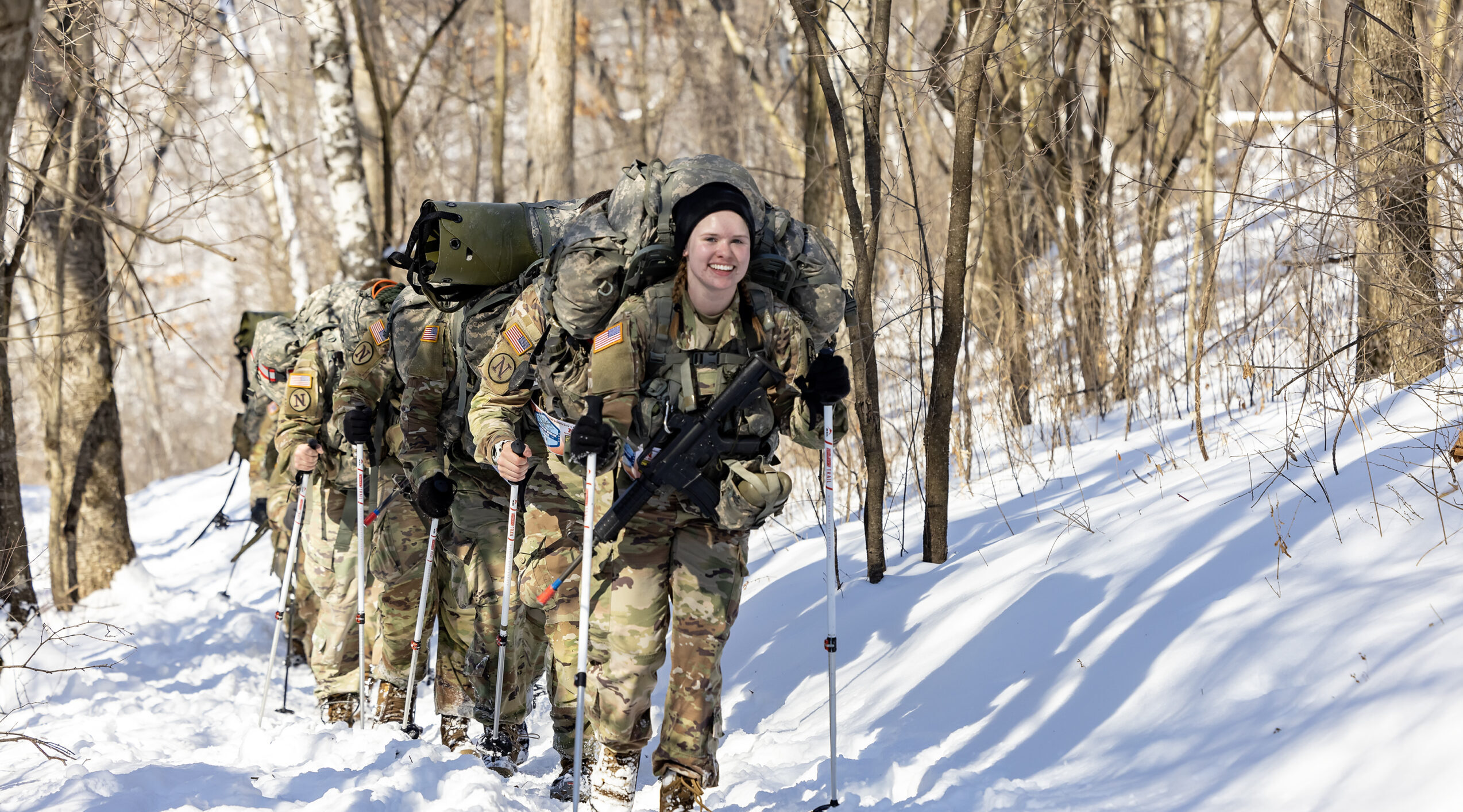 Challenge champions: UWL Eagle Battalion emerges victorious in Northern Warfare Challenge