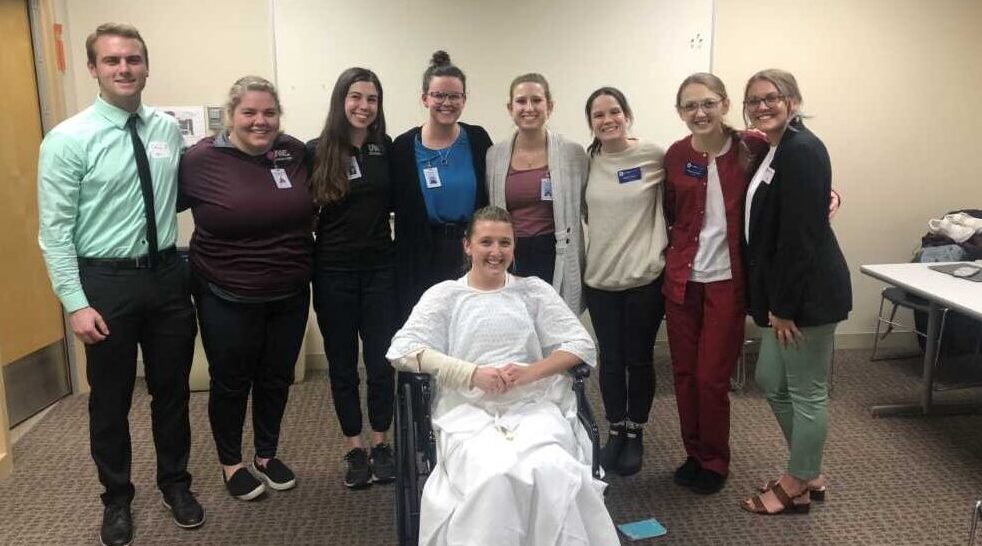 UWL, Viterbo students connect for hands-on health simulations