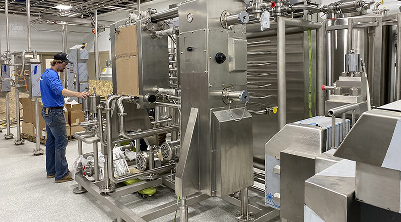 Rebuilding the UW-River Falls dairy pilot plant one piece at a time