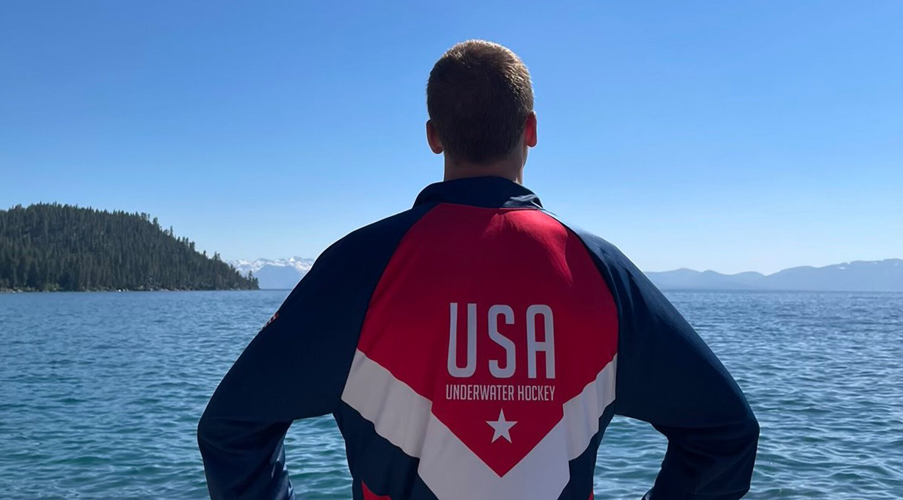 UW-Stout student Luke Bousley competes in Underwater Hockey World Championships