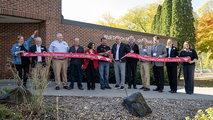 UW-River Falls celebrates opening of remodeled campus dairy plant