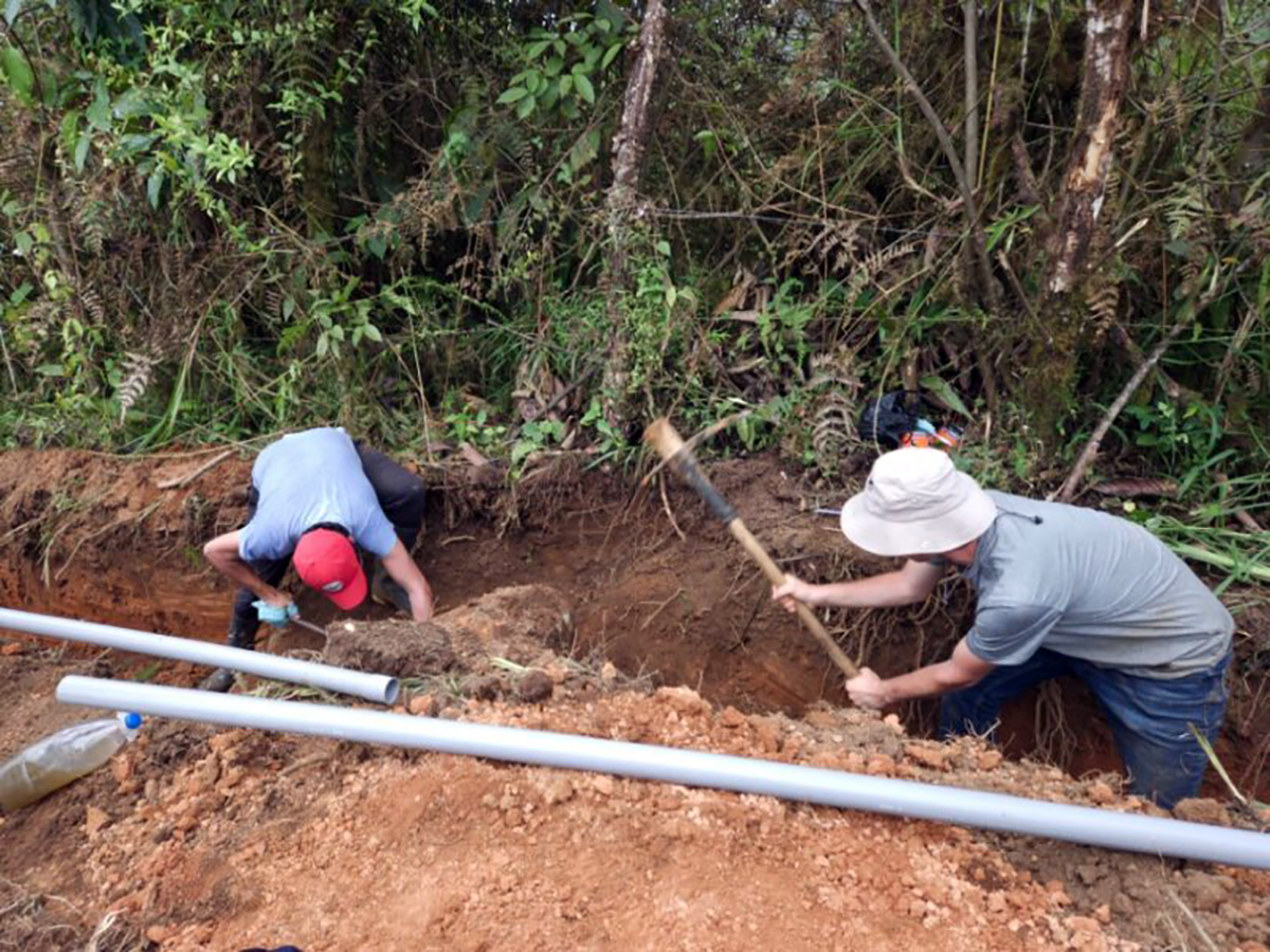 Crossing borders: UW-Stout students engineering new, clean water system for village in Ecuador