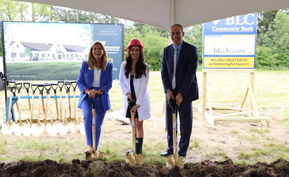 UW-Green Bay Alumna, Dr. Tina Sauerhammer Dean Breaks Ground on Innovative New Facility