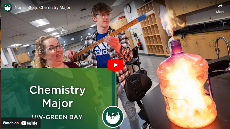 Watch the Video: Chemistry Major loves to ‘blow things up’