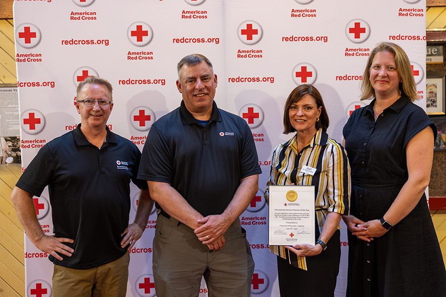 UW-Superior named International Services Partner of the Year by the Red Cross