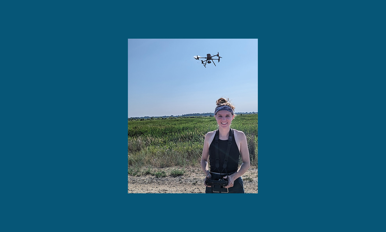 UW-Stevens Point graduate researcher takes conservation to new heights with drone technology