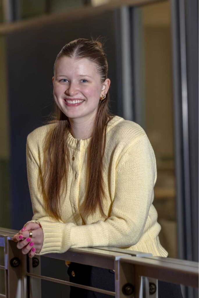 Photo of Coughlin: As a CBA Ambassador, Coughlin helped represent the CBA while building valuable professional skills.