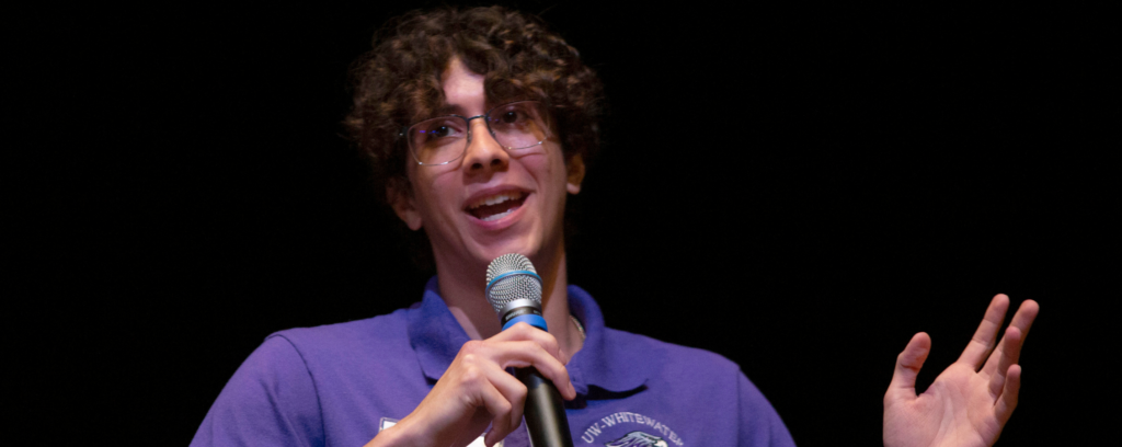 Photo of first-gen UW-Whitewater student