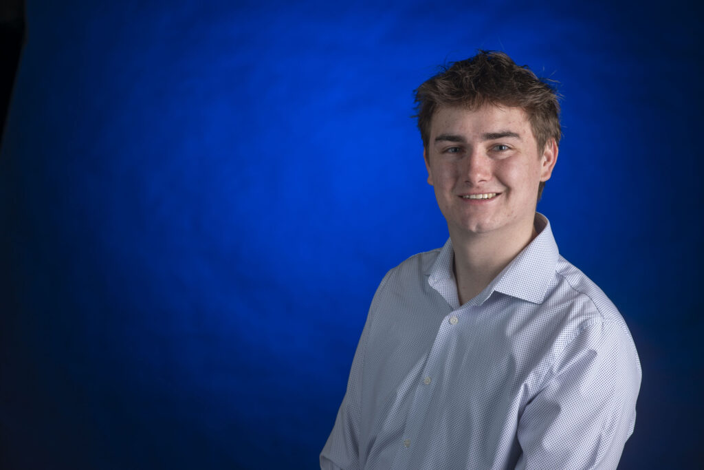 Photo: Brayden Mau may be an intern, but he feels like part of the team at Mayo Clinic Health System. The fourth-year computer science major at the University of Wisconsin-Eau Claire has spent the last two years expanding and applying his knowledge of artificial intelligence to improve patient care.