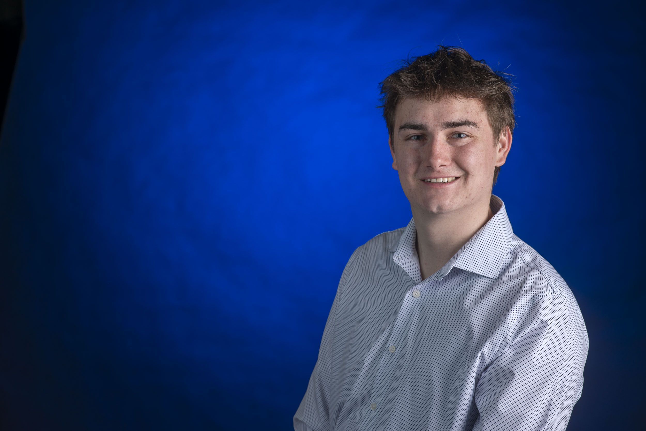 Photo: Brayden Mau may be an intern, but he feels like part of the team at Mayo Clinic Health System. The fourth-year computer science major at the University of Wisconsin-Eau Claire has spent the last two years expanding and applying his knowledge of artificial intelligence to improve patient care.