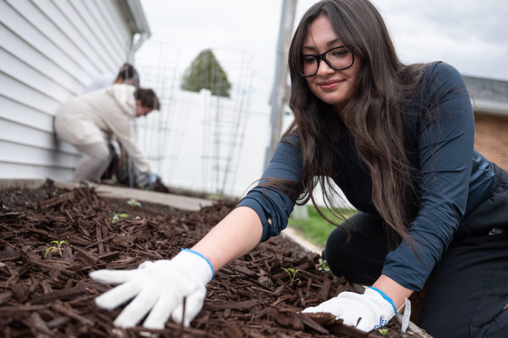 Photo of UWGB student participating in civic leaders program