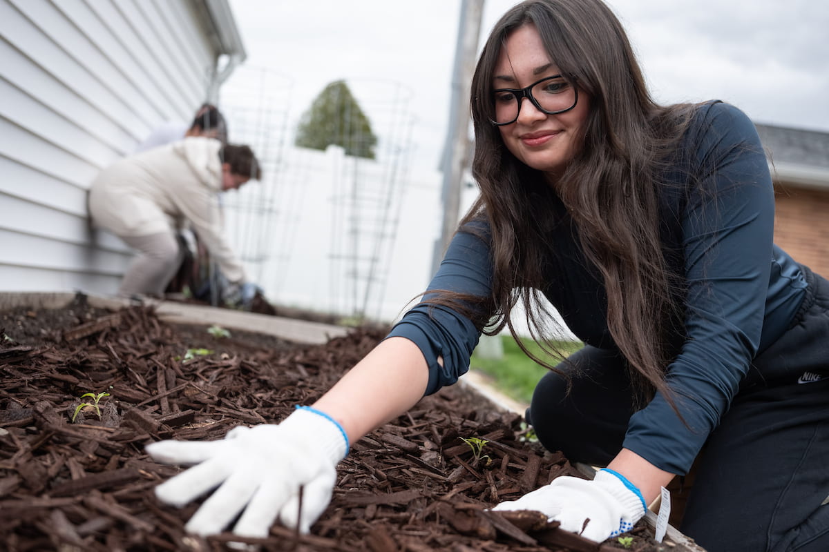 Photo of UWGB student participating in civic leaders program