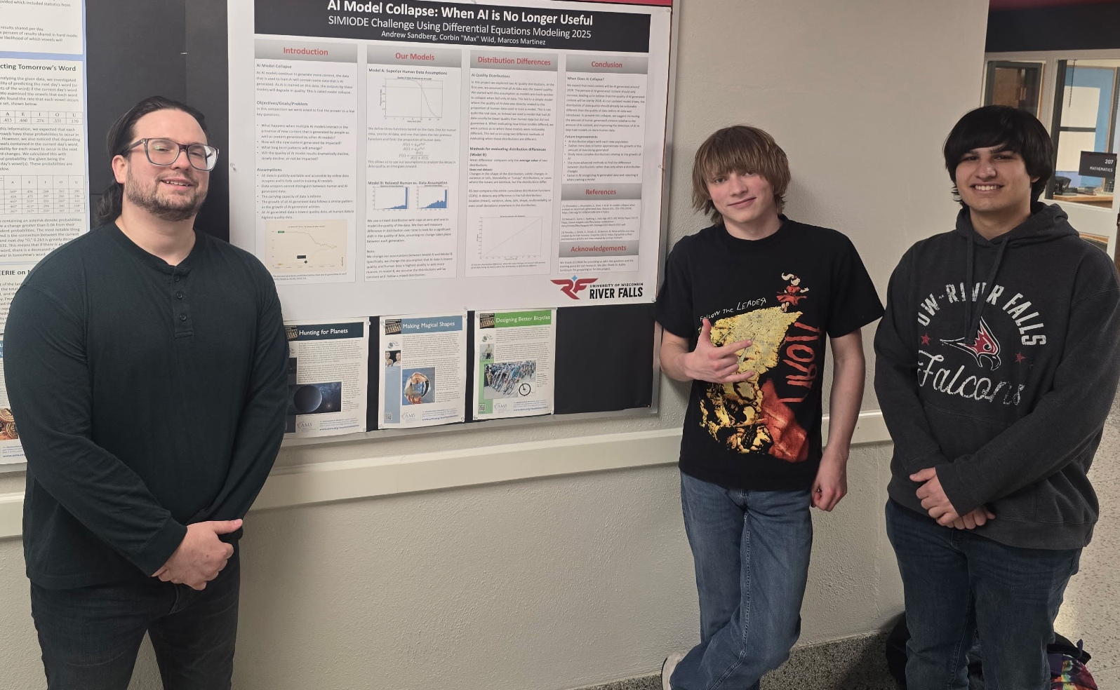 Looking inside AI: UW-River Falls students apply math skills to AI challenges