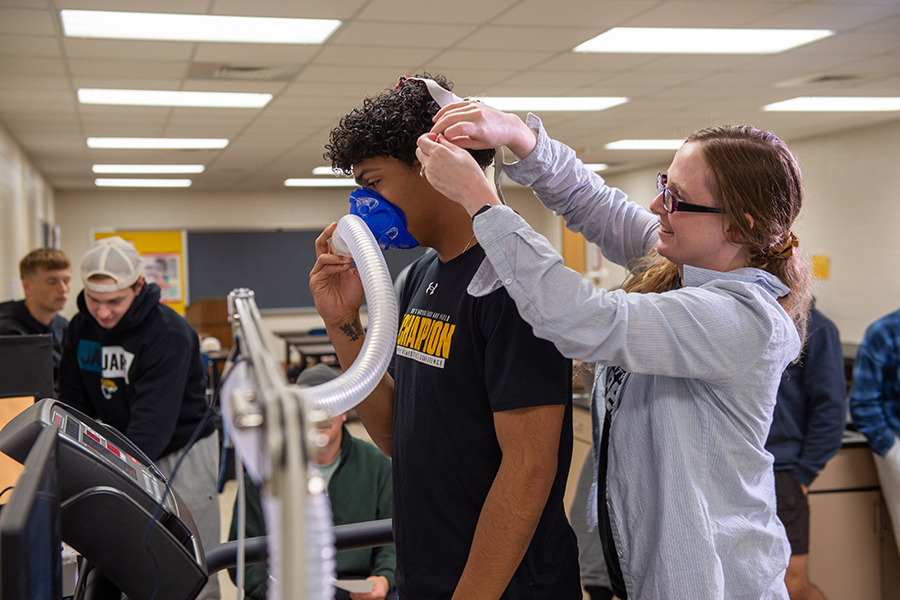 Photo of exercise science program at UW-Superior, now a stand-alone major