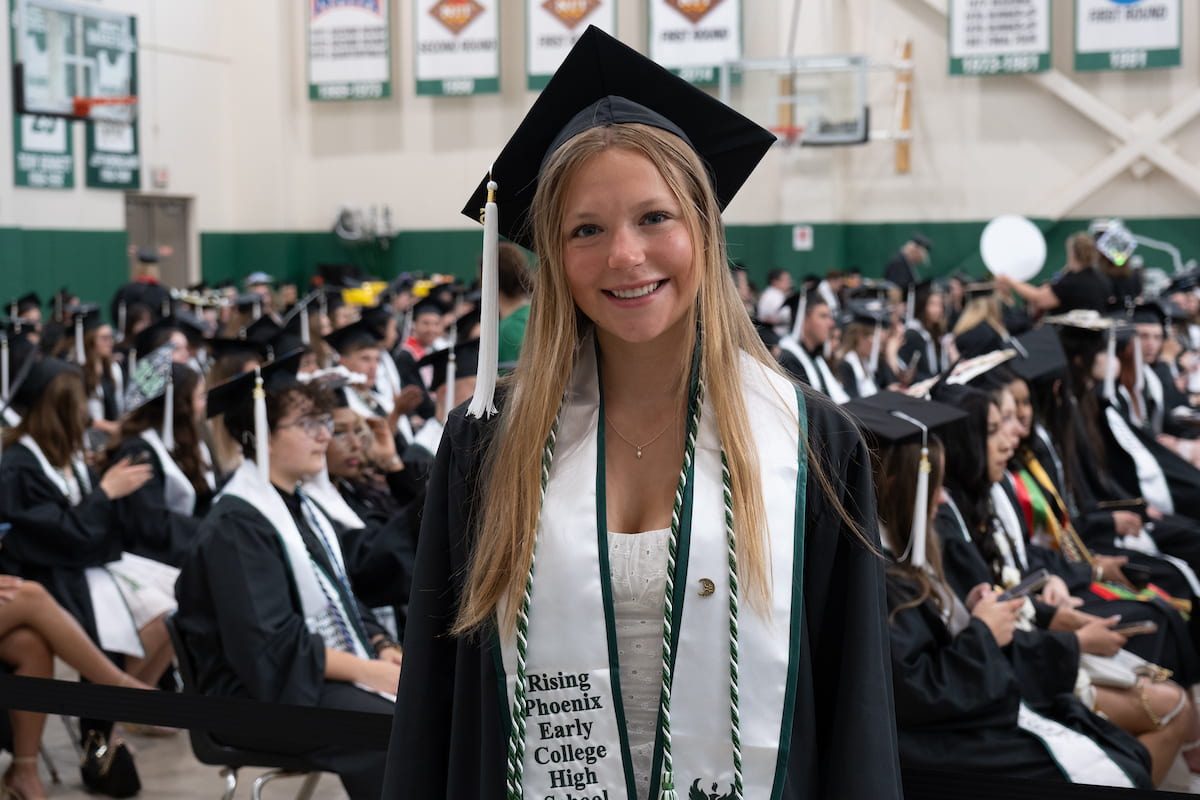 Photo of UW–Green Bay alumna and first-generation student Miya Nell of Sturgeon Bay