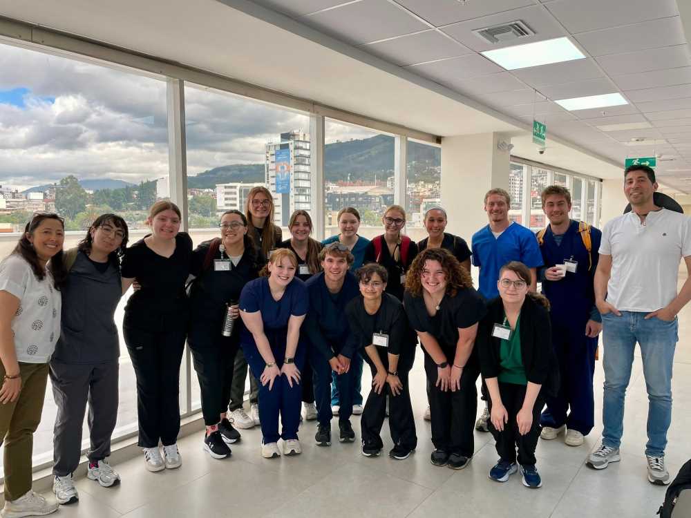 Photo: This summer, students participated in the first Medical Spanish Immersion in Ecuador program through UWL, allowing them to immerse themselves in Spanish language, healthcare observation and cultural experiences.
