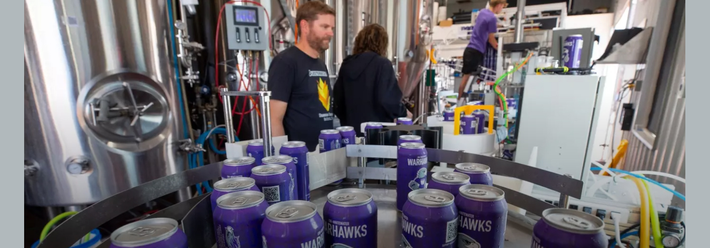Photo of UW-Whitewater Warhawk beer