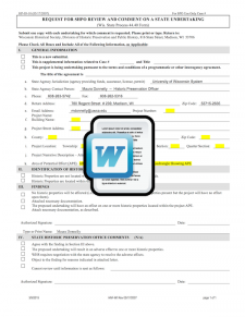 Historic Assessment Form (WI) Template