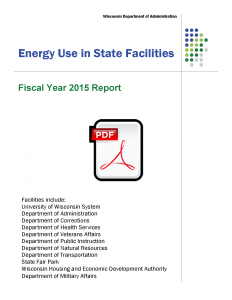 Fiscal Year 2015 Energy Use in State Facilities graphic