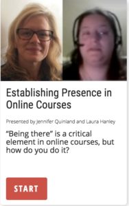 Establishing Presence in Online Courses: How to