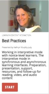 Best Practices: working in the interpretive mode with novice learners.