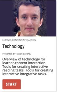 Technology for Learner-Content interaction.