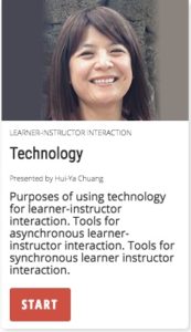 Technology: tools for learner-instructor interactions