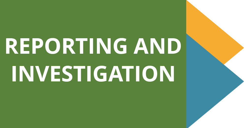 Reporting and Investigation Graphic