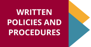 Written Policies and Procedures graphic