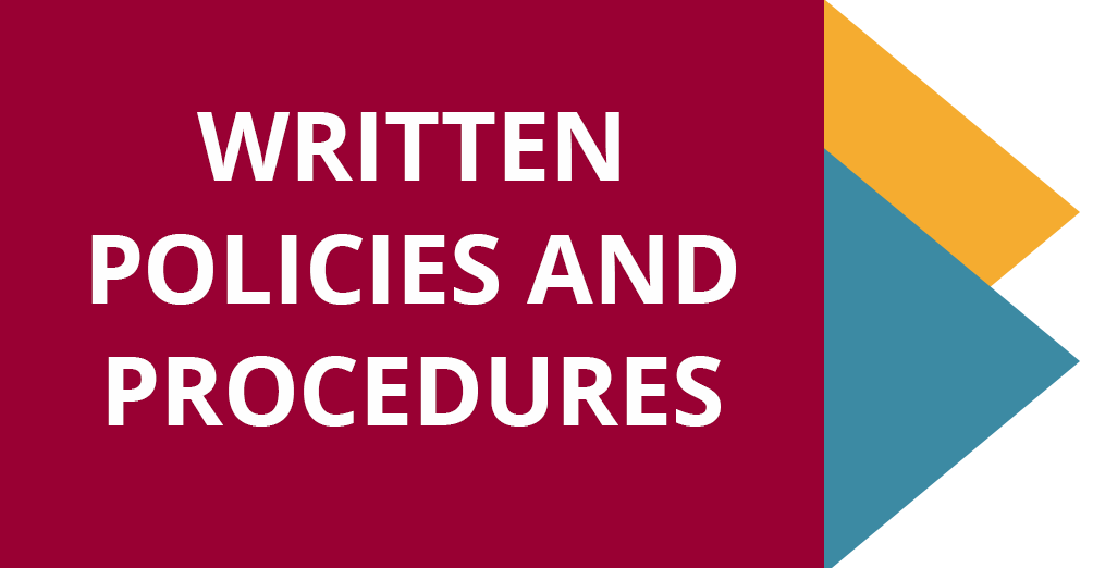 Written Policies and Procedures graphic