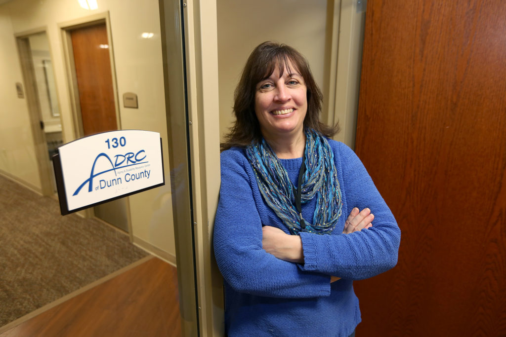 Amy White, intake and assessment social worker for the Dunn County Aging and Disability Resource Center, is pursuing UW-Stout’s new social work professional certificate. The certificate qualifies graduates for social work certification in Wisconsin.