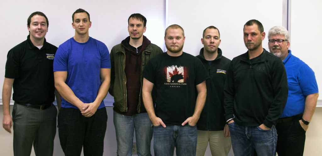 Photo of students taking a new UW-Superior class designed to ease veterans' adjustments to civilian and academic life
