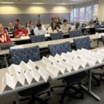 This photo was taken of participants at the October 27, 2023, University of Wisconsin System Shared Governance Council meeting at the Pyle Center in Madison. 