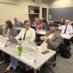 This photo was taken of participants at the October 27, 2023, University of Wisconsin System Shared Governance Council meeting at the Pyle Center in Madison. 