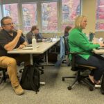 This photo was taken of participants at the October 27, 2023, University of Wisconsin System Shared Governance Council meeting at the Pyle Center in Madison. 