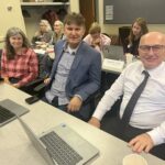 This photo was taken of participants at the October 27, 2023, University of Wisconsin System Shared Governance Council meeting at the Pyle Center in Madison. 