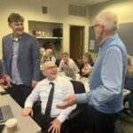 This photo was taken of participants at the October 27, 2023, University of Wisconsin System Shared Governance Council meeting at the Pyle Center in Madison. 