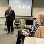 This photo was taken of participants at the October 27, 2023, University of Wisconsin System Shared Governance Council meeting at the Pyle Center in Madison. 